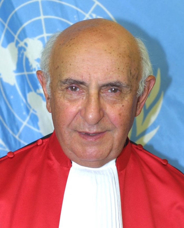 Judge Theodor Meron (Srebrenica Genocide Judgement) Holocaust Survivor